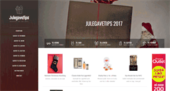 Desktop Screenshot of julegavetips.net